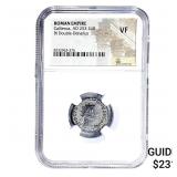 Roman Gallienus,AD 253-268 BI Dbl-Denarius NGC VF