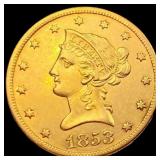 1853-O $10 Gold Eagle