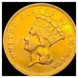 1883 $3 Gold Piece