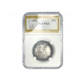 1880 Seated Liberty Half Dollar PGA PR65
