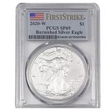2020-W Silver Eagle PCGS SP69 Burnished