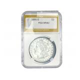 1886-O Morgan Silver Dollar PGA MS62