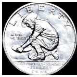 1925-S Silver California Diamond Jubilee Half Doll