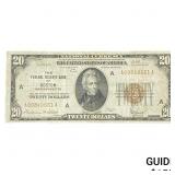 1929 $20 Federal Reserve Bank Boston, MA