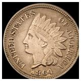 1864 Indian Head Cent CLOSELY UNCIRCULATED