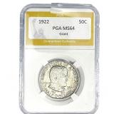 1922 Grant Half Dollar PGA MS64
