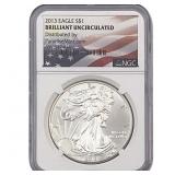 2013 Silver Eagle NGC BU