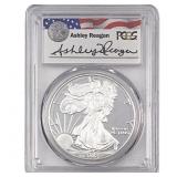 2002-W Silver Eagle PCGS PR69 DCAM Reagan Legacy