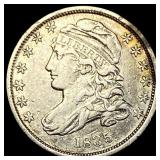 1835 Capped Bust Silver Dime  CLOSELY UNCIRCULATE