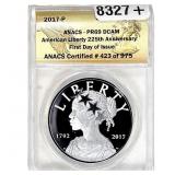 2017P American Libery 225th Anni. 1OZ Silver Medal