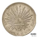 1894Ga JS Mexico Silver 8 Reales CLOSELY UNCIRCULA