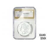 1891-O Morgan Silver Dollar PGA MS63
