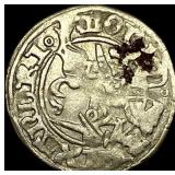 1500s-1600s Lithuria Silver Grosz CLOSELY UNCIRCUL