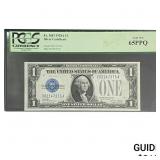 1928-A $1 Sliver Certificate PCGS GM 65PPQ