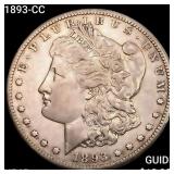 1893-CC Morgan Silver Dollar NEARLY UNCIRCULATED