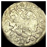 1500s-1600s Lithuria Silver Grosz CLOSELY UNCIRCUL