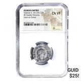 Roman Valerian II, AD 256-258 BI Dbl-Denarius NGC