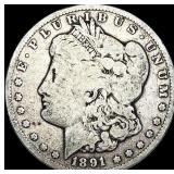 1891-CC Silver Morgan Dollar  NICELY CIRCULATED
