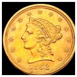 1853 $2.50 Gold Quarter Eagle