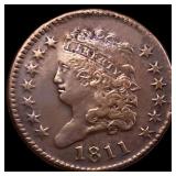1811 Classic Head Half Cent