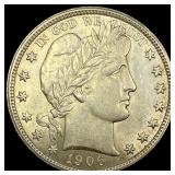 1906 Barber Half Dollar UNCIRCULATED
