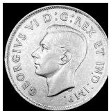 1943 Canada Silver 50 Cents CLOSELY UNCIRCULATED