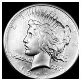 1924 Peace Silver Dollar CLOSELY UNCIRCULATED