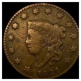 1821 Coronet Head Large Cent NICELY CIRCULATED