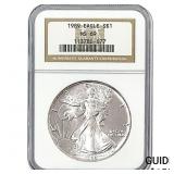 1989 Silver Eagle NGC MS69