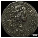 1655-1705 Hungary Leopold Silver 3 Kreuzer CLOSELY