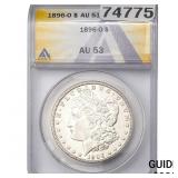 1896-O Morgan Silver Dollar ANACS AU53