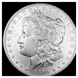 1884-S Silver Morgan Dollar CLOSELY UNCIRCULATED