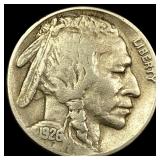 1926-S Nickel Buffalo Five Cents LIGHTLY CIRCULATE