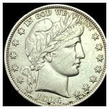 1906 Barber Half Dollar CLOSELY UNCIRCULATED