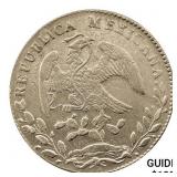 1881Pi MH Mexico Silver 8 Reales CLOSELY UNCIRCULA