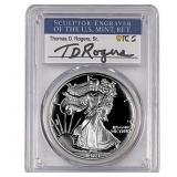 1989-S Silver Eagle PCGS PR70 DCAM Thomas D Rogers