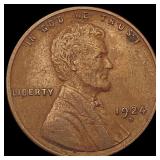 1924-D Wheat Cent NEARLY UNCIRCULATED