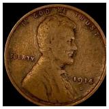 1914-D Bronze Lincoln Wheat Cent NICELY CIRCULATED