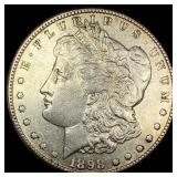 1898-S Silver Morgan Dollar CLOSELY UNCIRCULATED