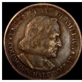 1893 Silver Columbian Half Dollar NEARLY UNCIRCULA
