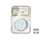 1885 Morgan Silver Dollar PGA MS66