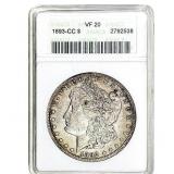 1893-CC Morgan Silver Dollar ANACS VF20