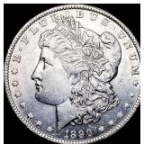 1890-S Silver Morgan Dollar CHOICE AU