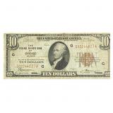 1929 $10 Federal Reserve Bank Chicago,Illinois