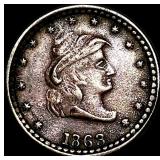 1863 Civil War Token - Our Navy LIGHTLY CIRCULATED