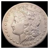 1889-CC Morgan Silver Dollar