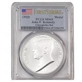 2015 John F Kennedy 1OZ Silver Medal PCGS MS69