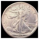 1916-S Walking Liberty Half Dollar