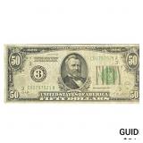 1928 $50 Federal Reserve Note Green Seal 7