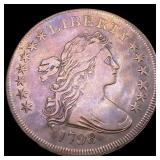 1798 Sm Eagle Draped Bust Dollar